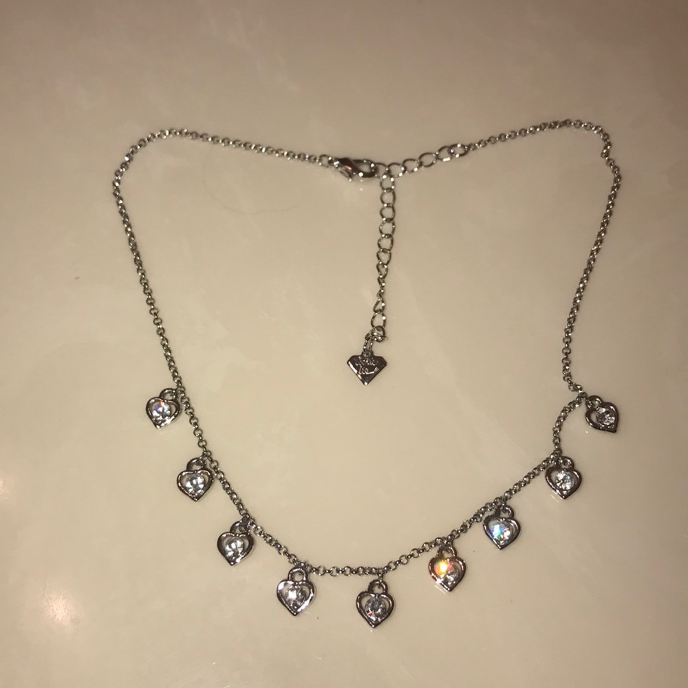 Swarovski crystal and sterling silver necklace